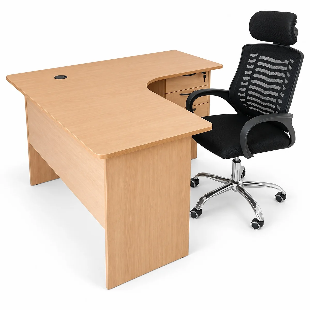 1.2m × 1.2m L-Shaped Desk