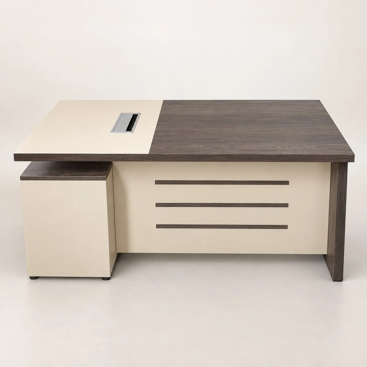 1.4m Executive Desk with Side Return and Locks