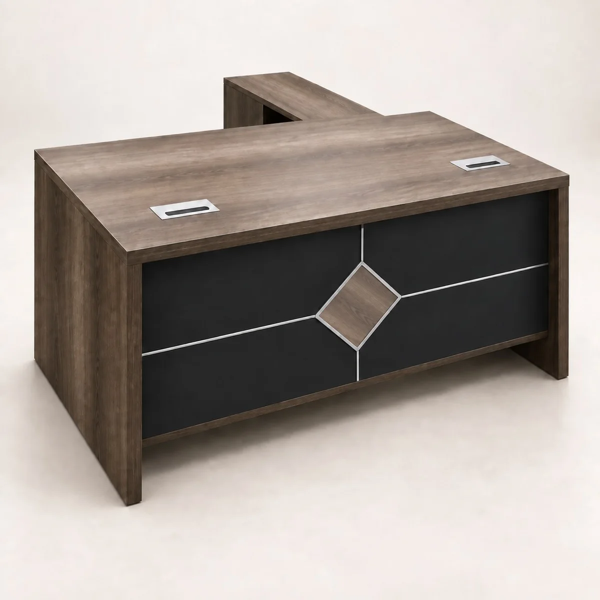 1.4m Executive Desk with Side Return and Movable Pedestal