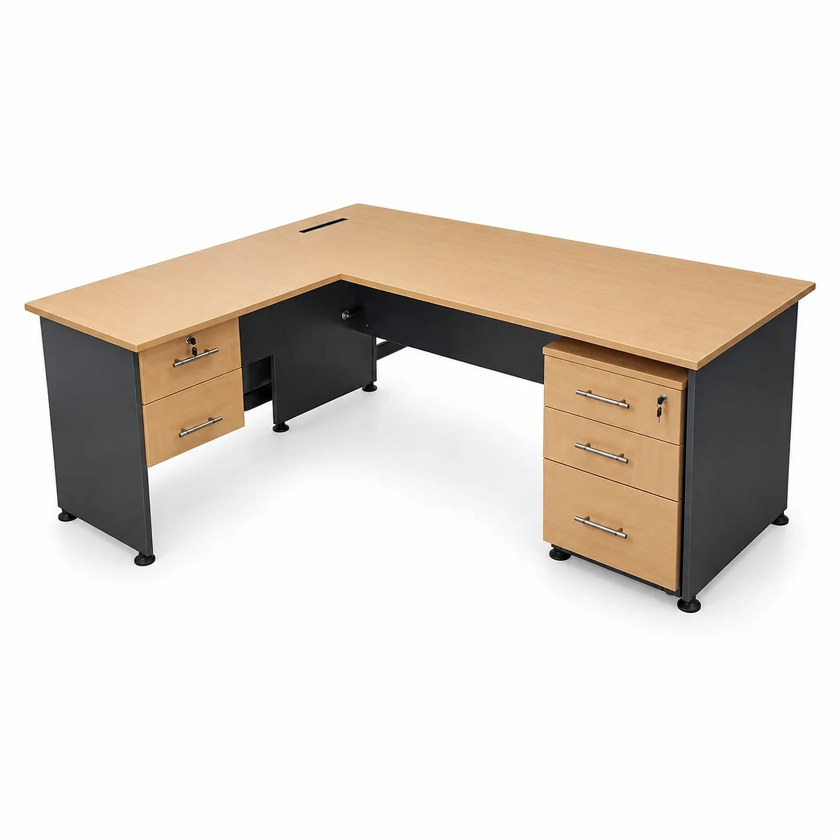 1.8m × 1.2m L-Shaped Desk