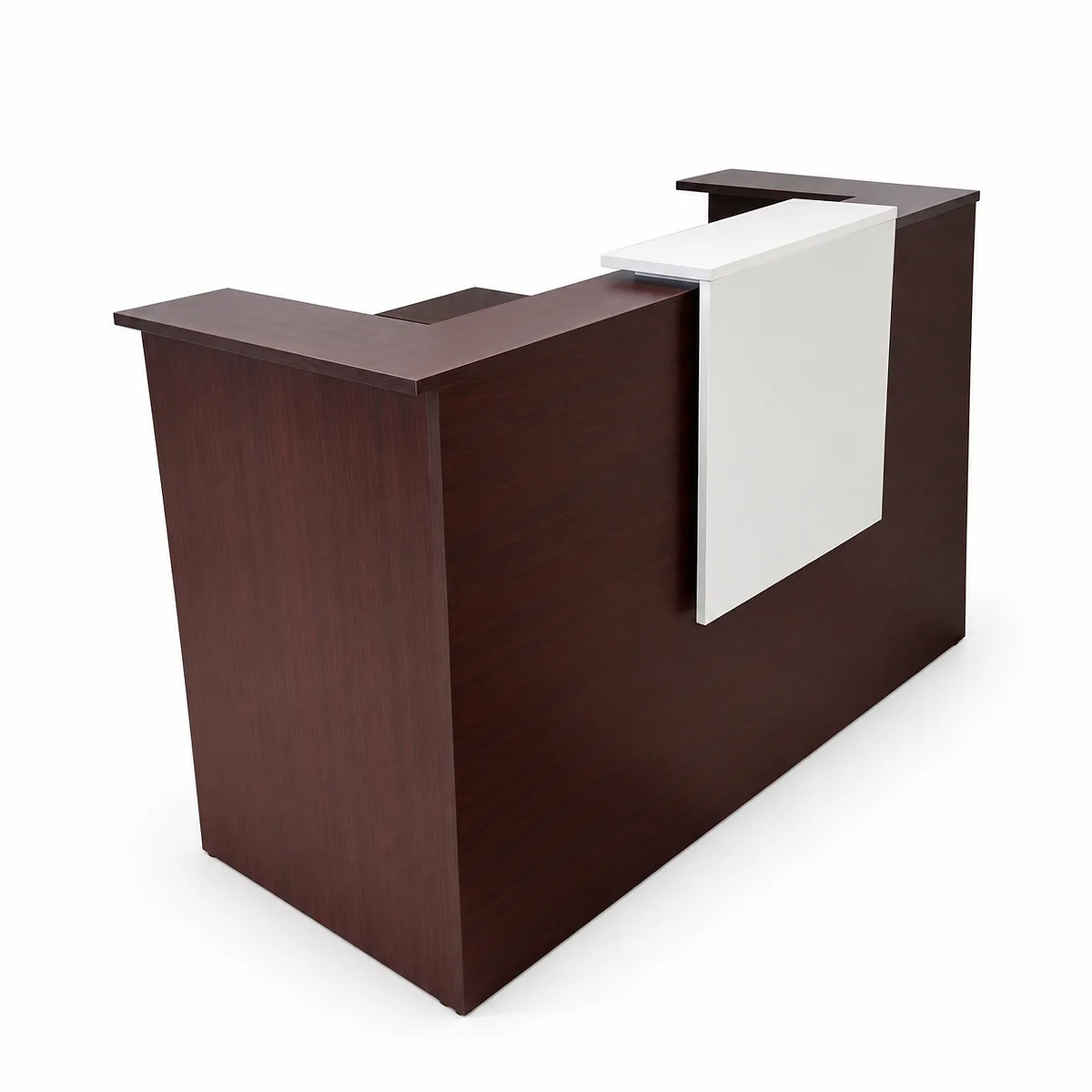 2.4m Reception Desk with Fixed Drawers