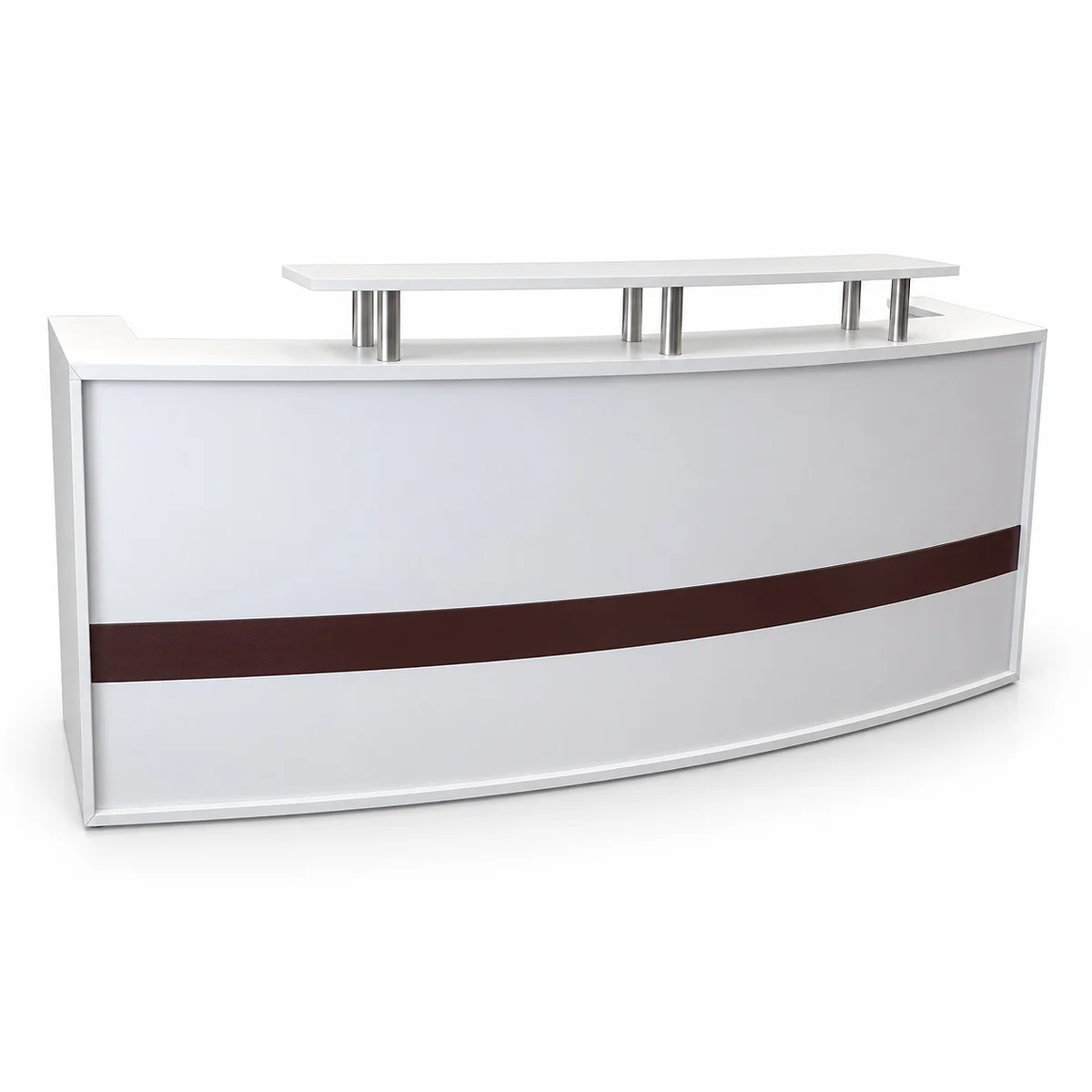 2m Curved Reception Desk