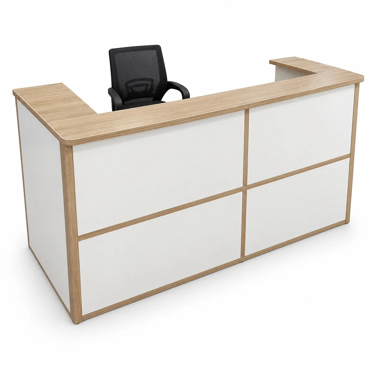 2m Reception Desk with Movable Pedestal