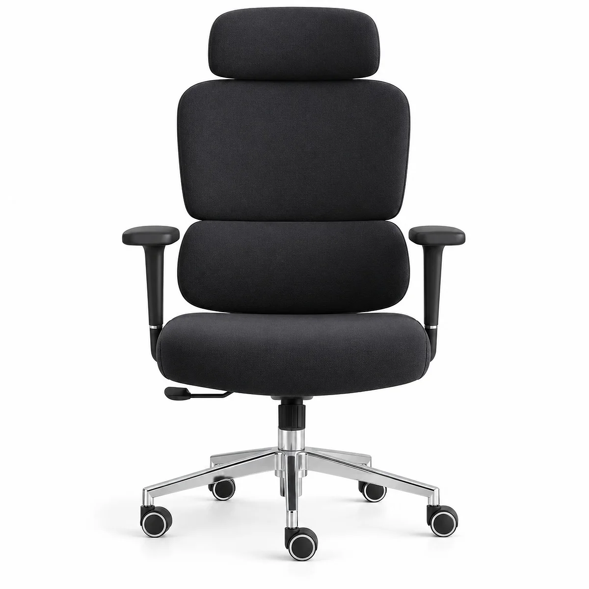 Black Fabric Orthopaedic Chair IRH028A