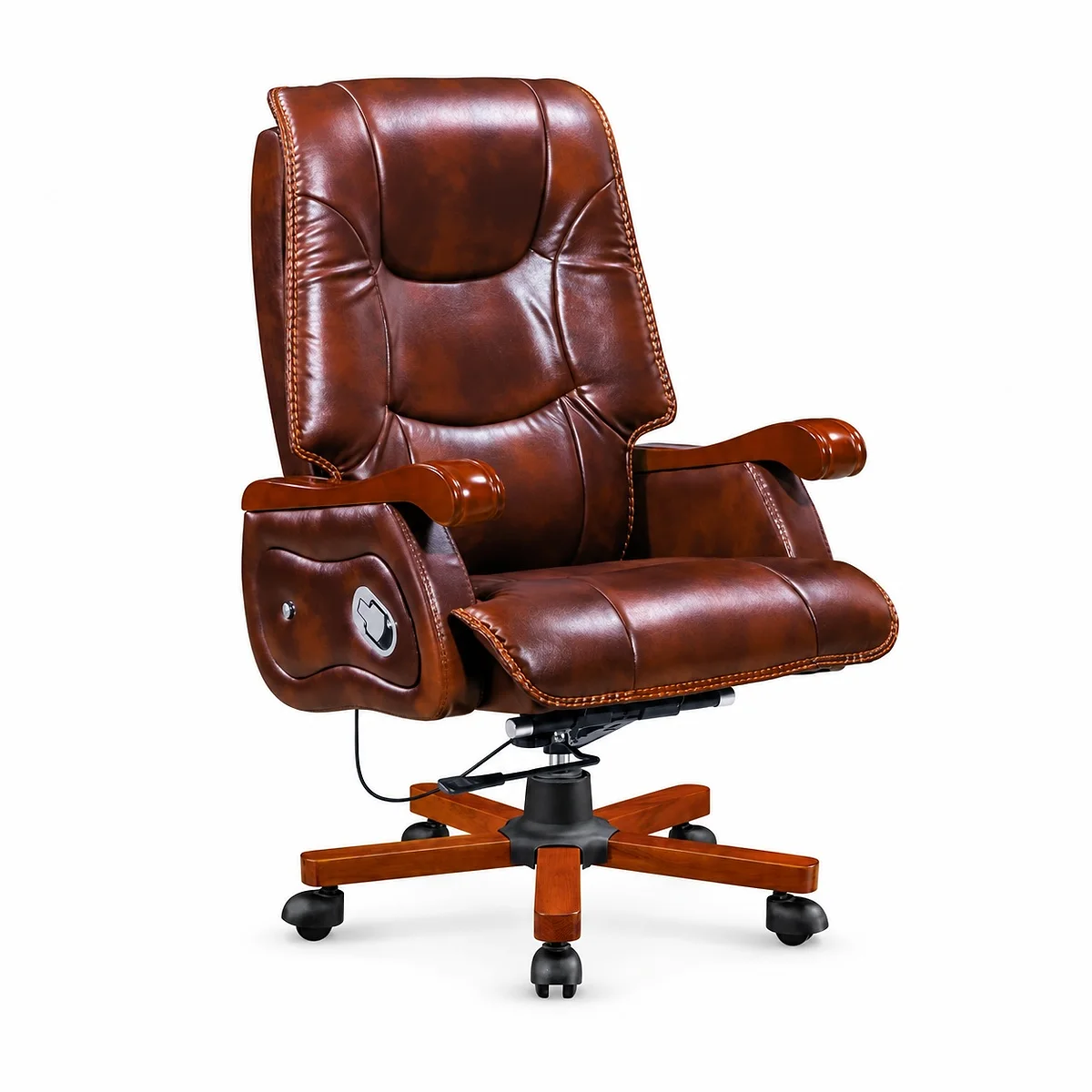 Executive Wooden Arms Chair A-06