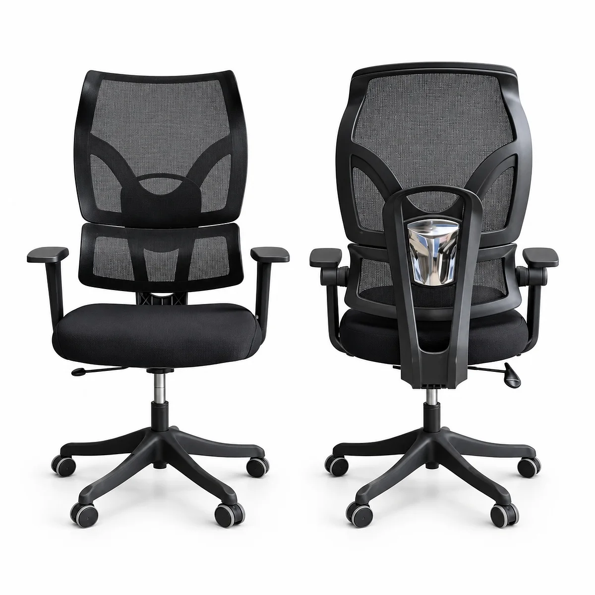 Mesh Office Chair With Armrest J199A