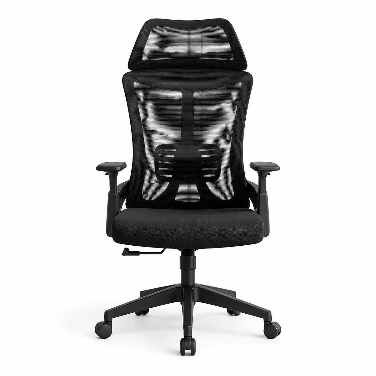 Office Swivel Chair With Armrest and Headrest J153A