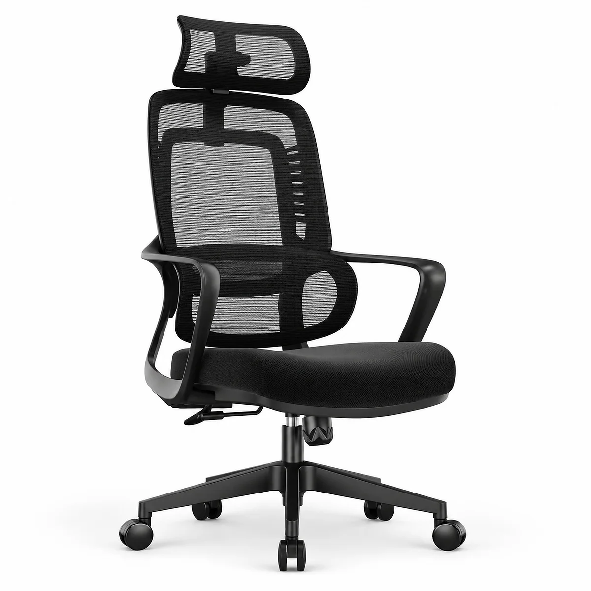 Office Swivel With Armrest and Headrest IJ916A