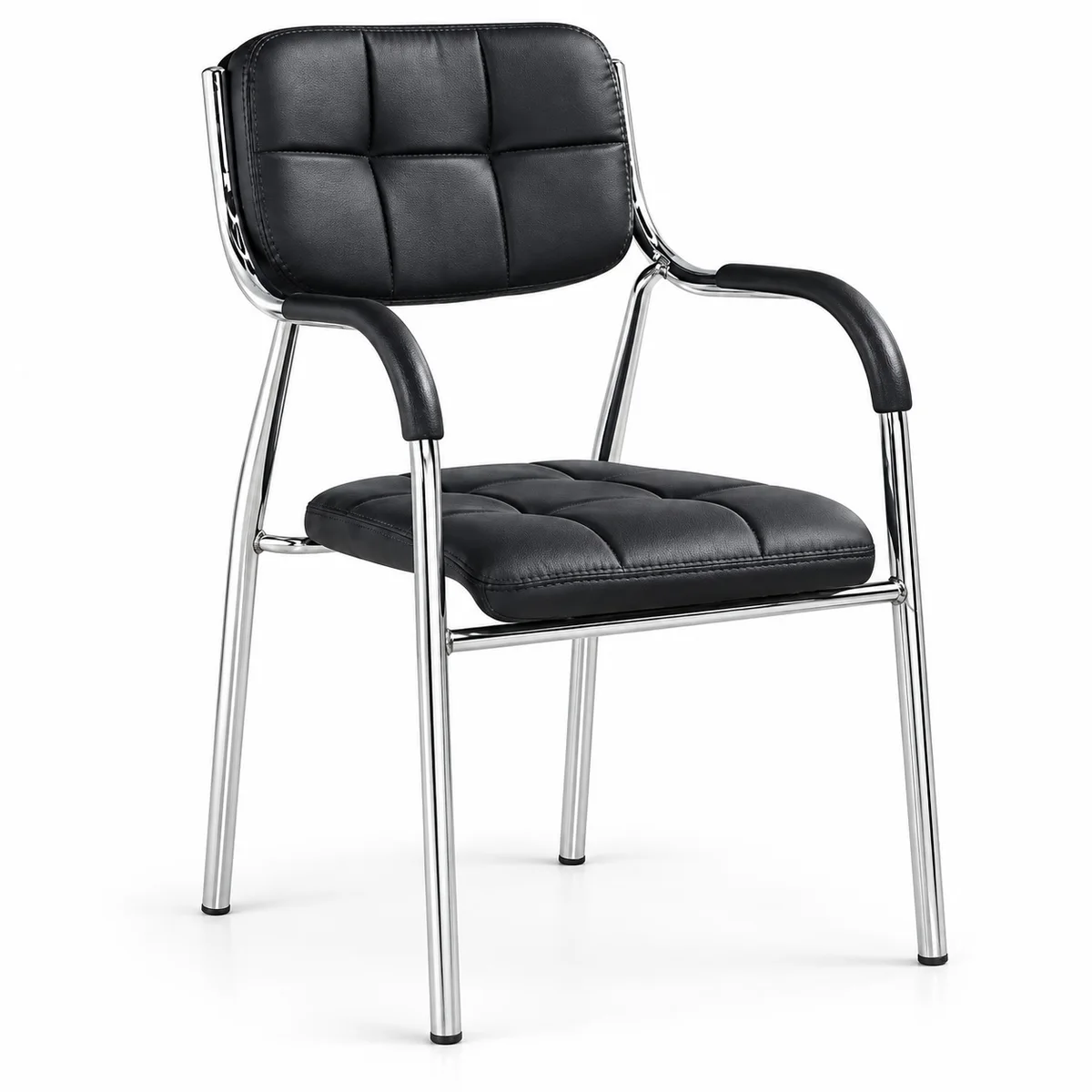 Simple Leather Cahir Visitor Chair